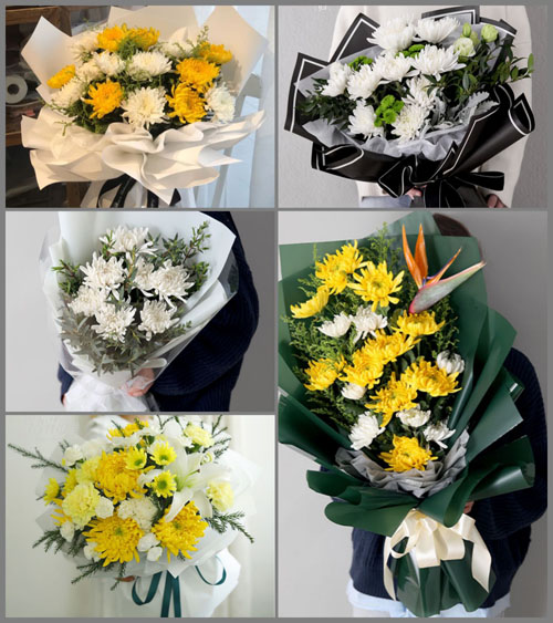 山西晋中祁县古县镇荣仁堡村白事花束代送